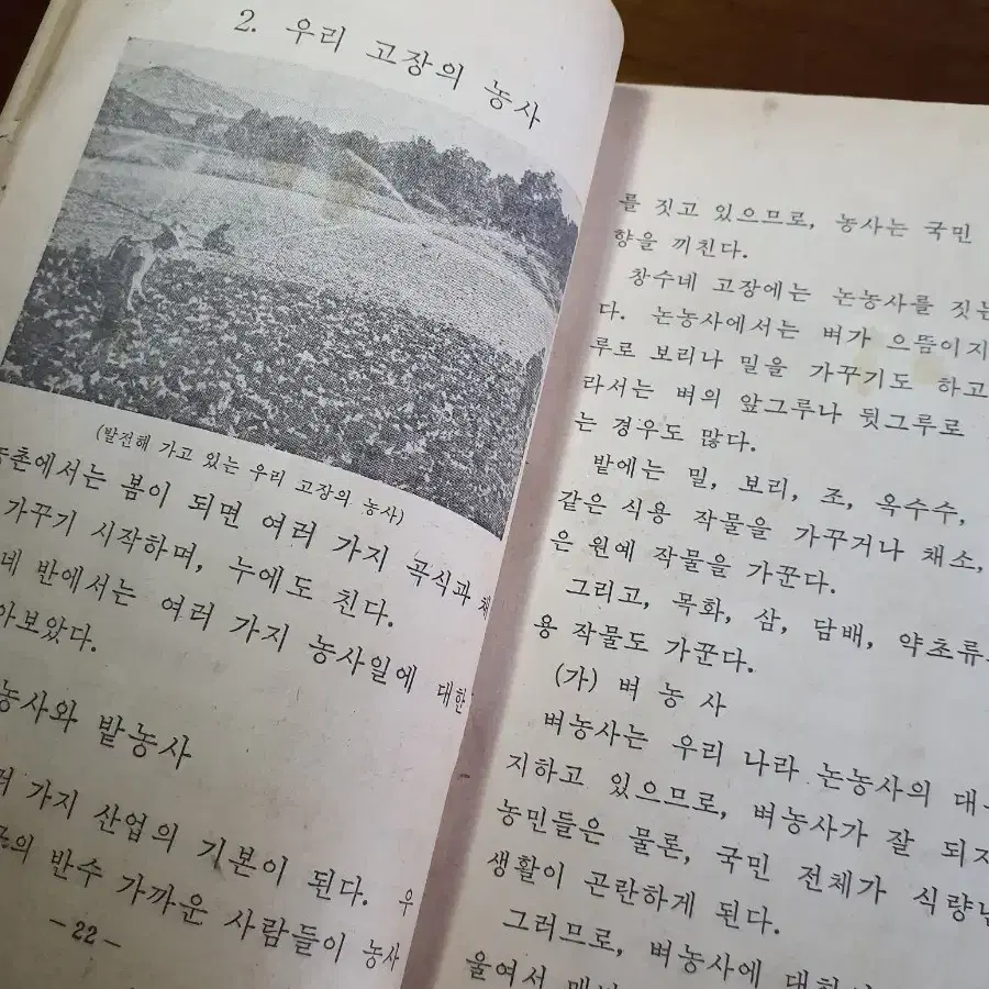 1976년도 국민학교 5학년 실과 교과서