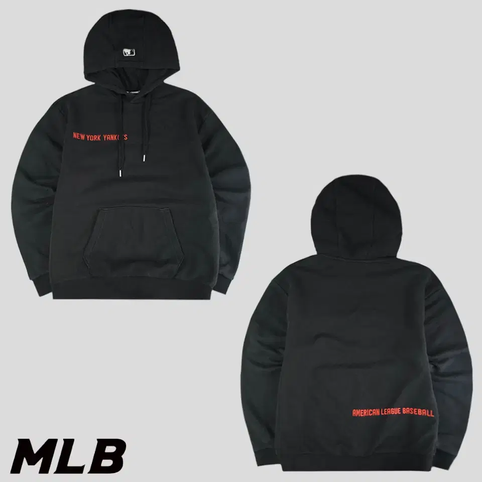 MLB M LB Black Red Tonal New York Yankees Spellogo Heavy Cotton Poly Blend After