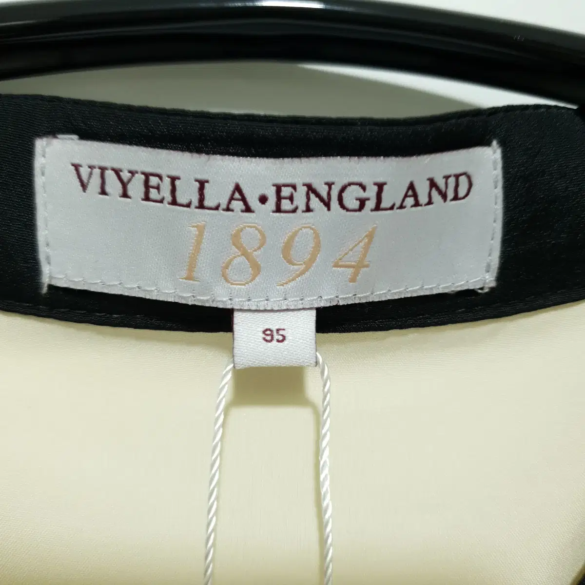 VIYELLA ENGLAND 배색 블라우스 95_i1908