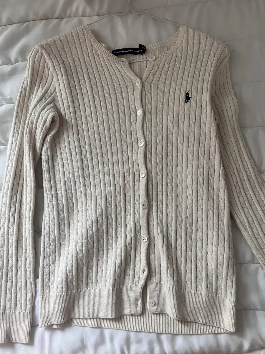 Polo Ralph Lauren Cable Cardigan Cream XS