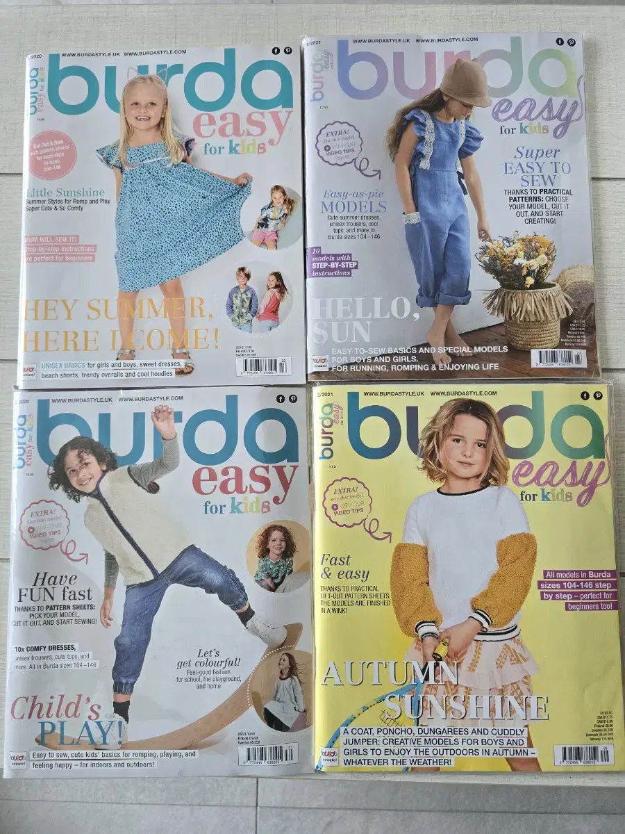 Bourda Kids Patterns Magazine Kids Clothesmaking September Issue