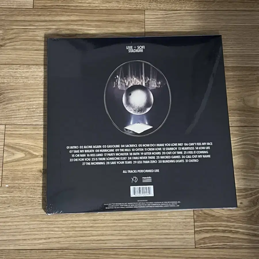 The Weeknd - Live At SoFi Stadium 위켄드lp