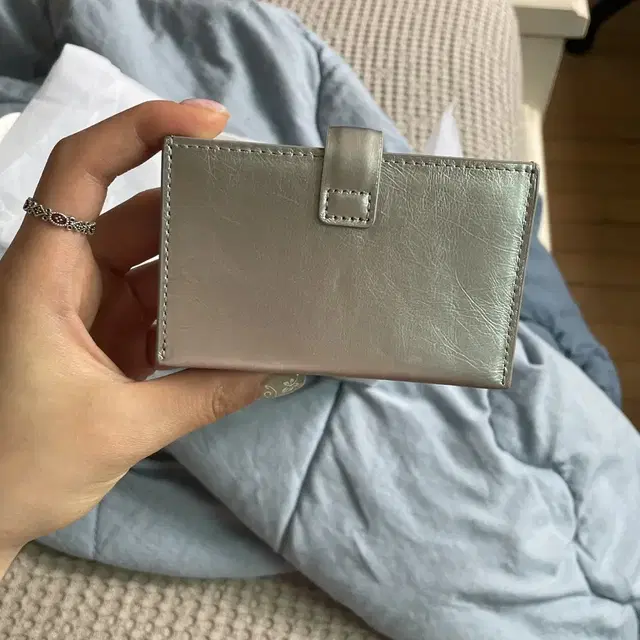 드메이커 카드지갑 실버 Folding wallet-silver