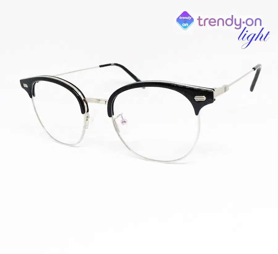 Optician's Black Silver Gold Keum Glasses Frame Lightweight S707OK New, Trendy Light