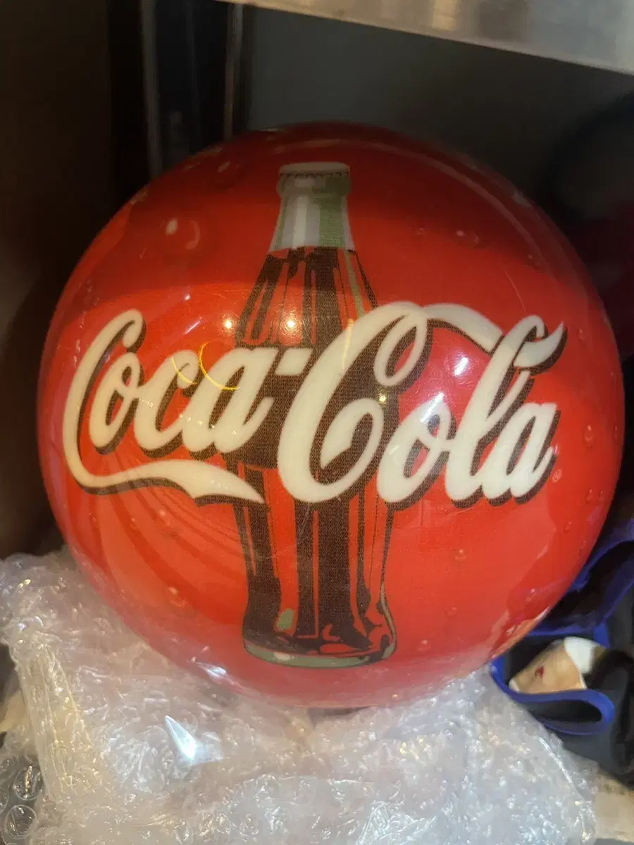 Coca-Cola 14-pound bowling ball, new, unused