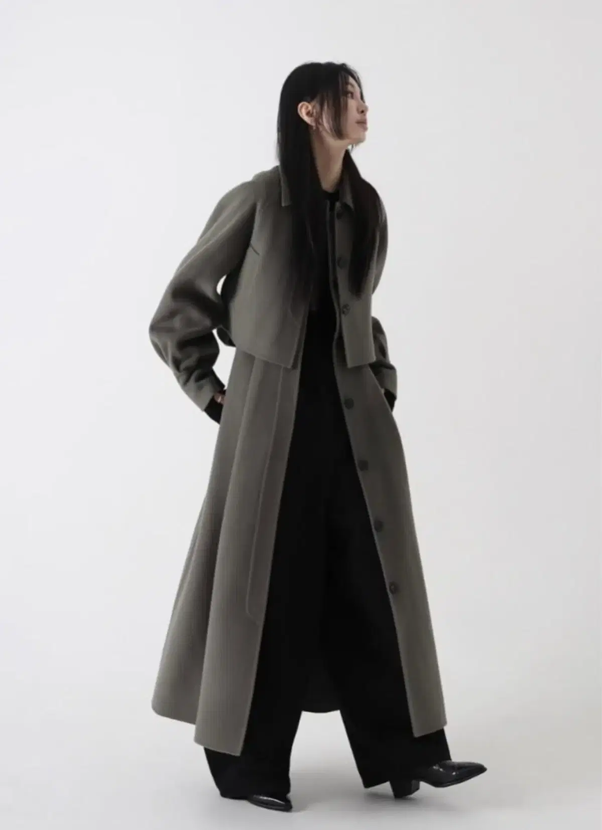 트리밍버드 3-Way Cashmere Handmade Coat