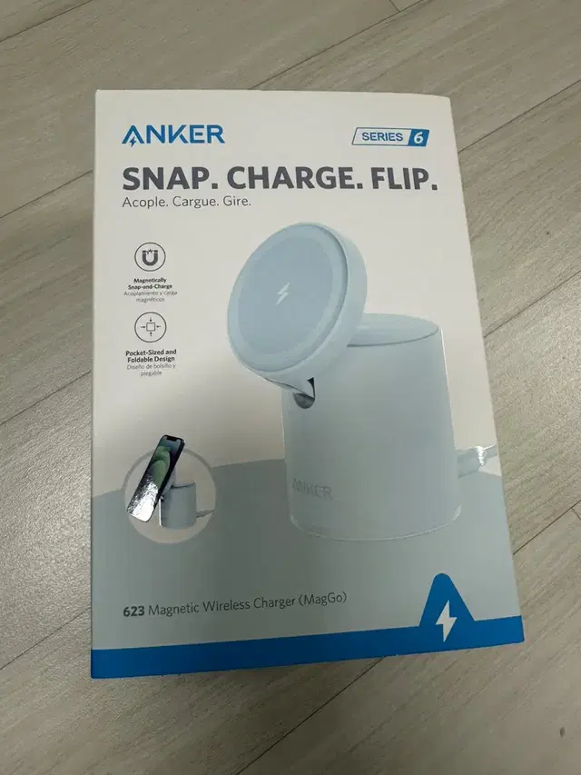 anker 앤커 맥세이프 2 in 1 아이폰 마그네틱 무선충전기 에어팟