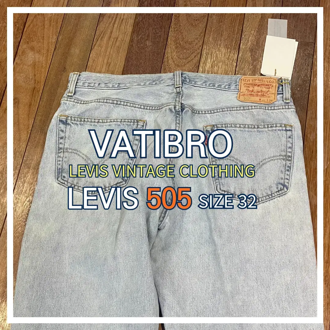 LEVIS 505 USED HIGH WAIST 32