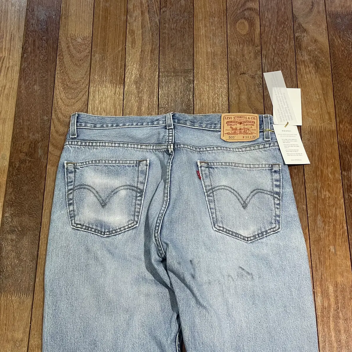 LEVIS 505 USED HIGH WAIST 34