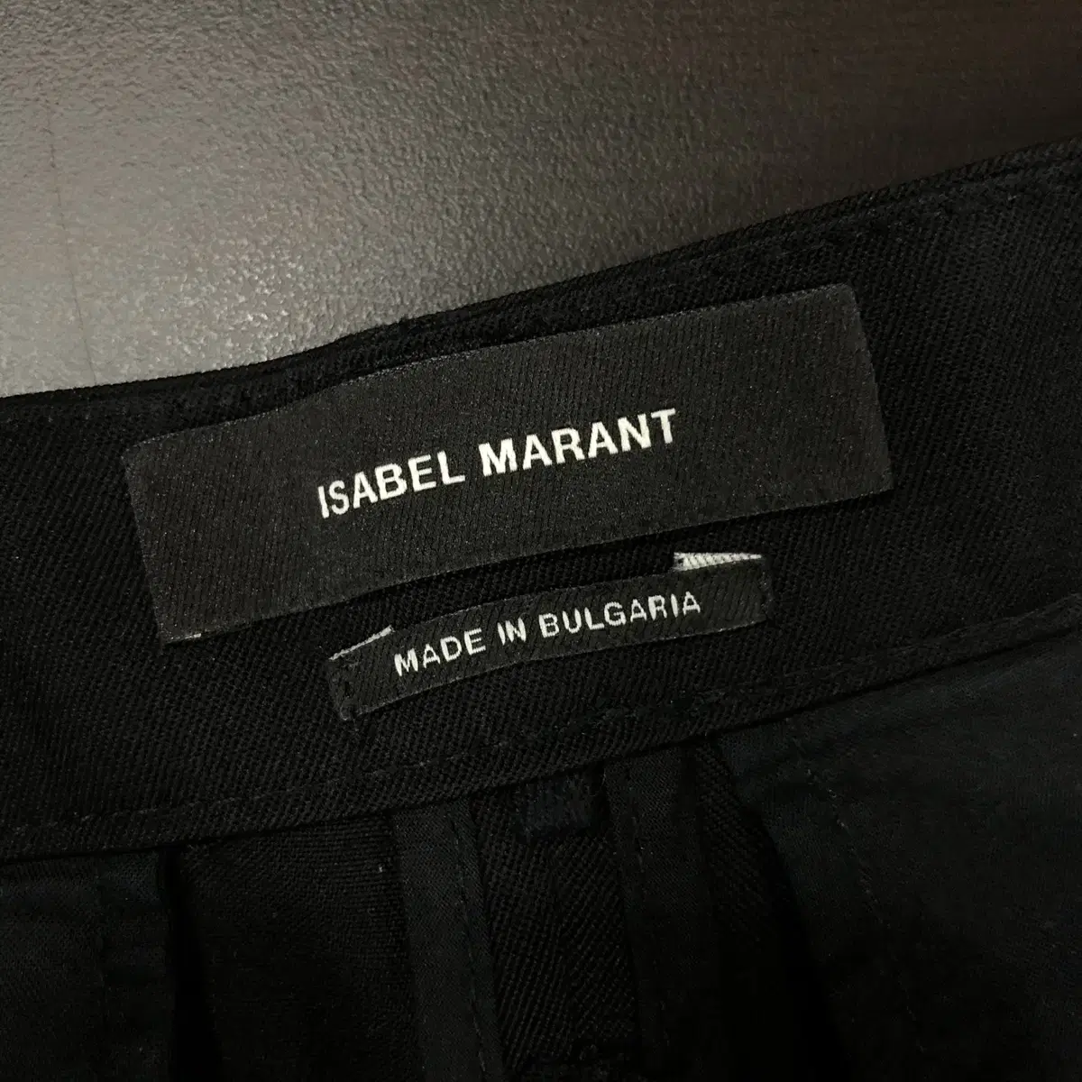 [ ISABEL MARANT ] 이자벨마랑 블랙컬러 골반라인 팬츠