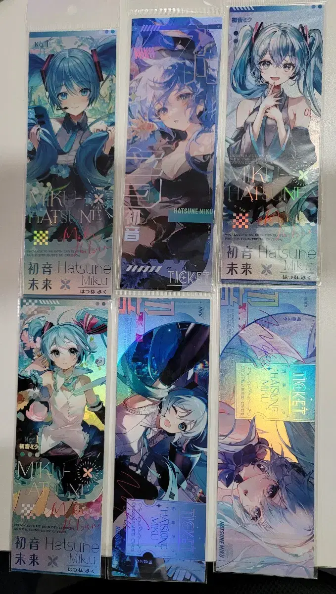 Hatsune Miku MIKU Laser Ticket Goods Set