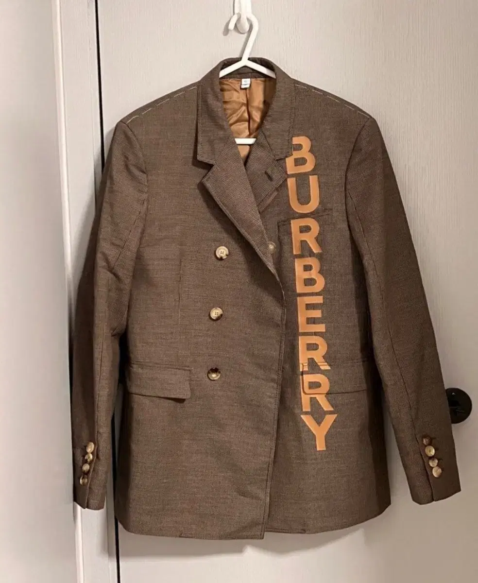 Burberry Logo Tailored Jacket Blazer for sale