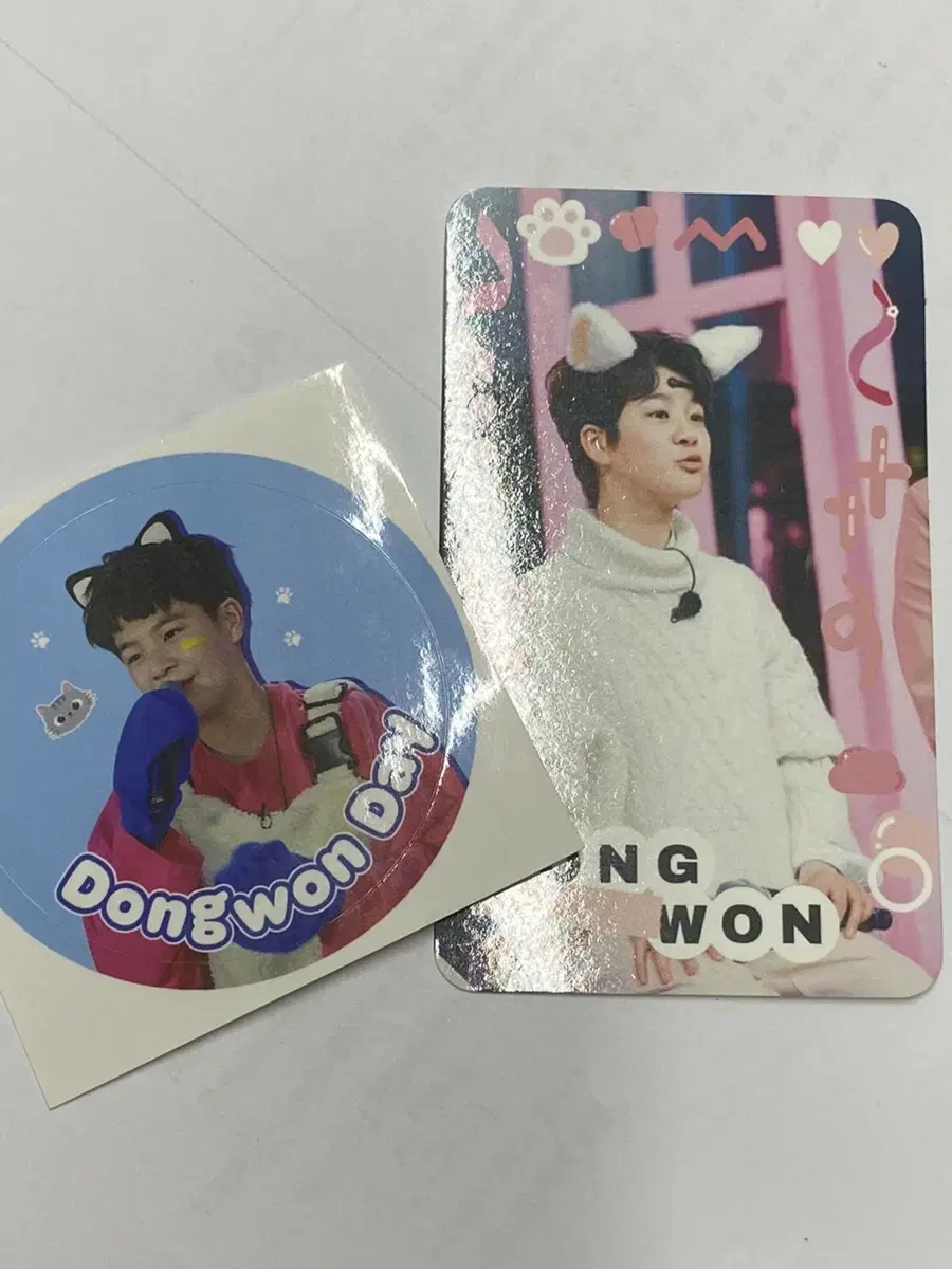 Jung Dong-won Photo Card Sticker