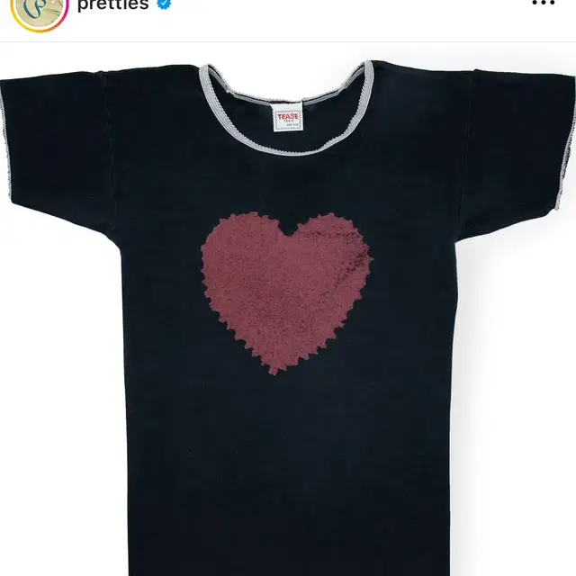 Pretties 프레티스 heart tee