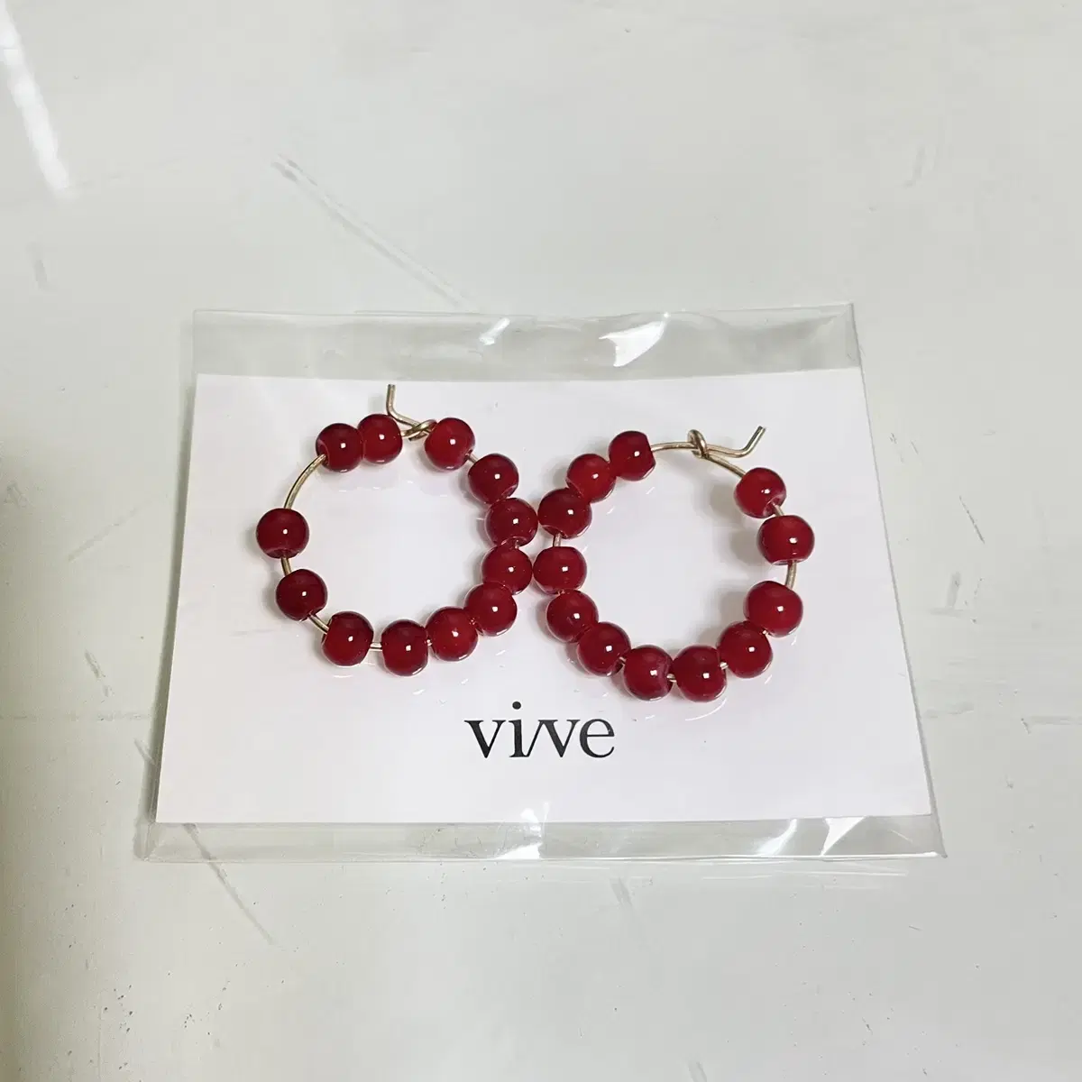 비베 vive 귀걸이 berry bell earring s size