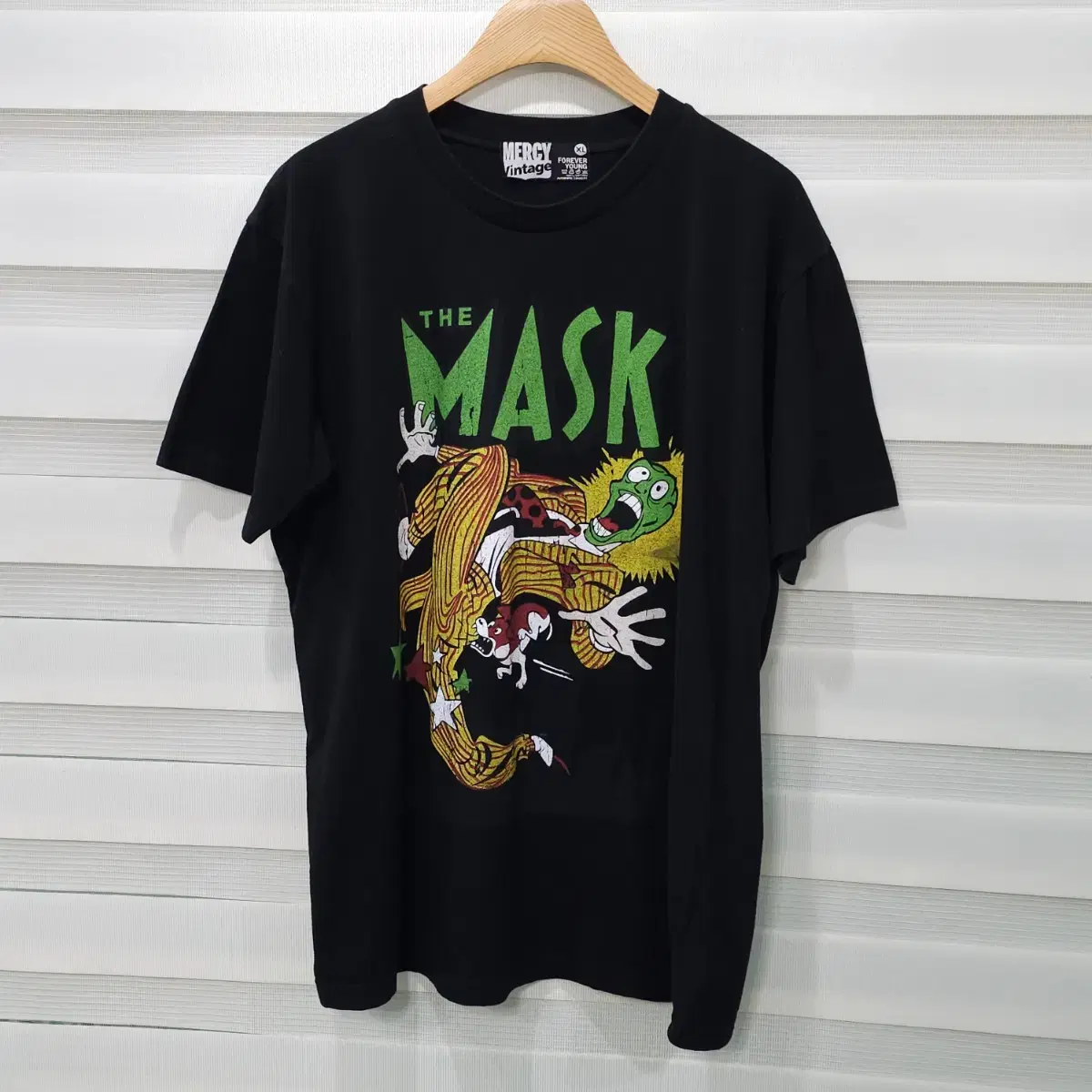 Vintage The Mask Jim Carrey Short Sleeve Tee - XL