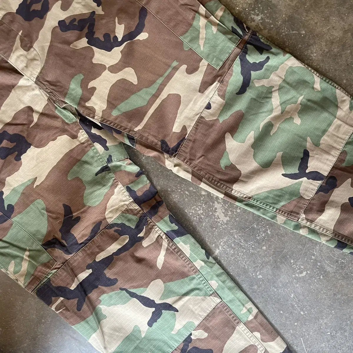 90s US CAMO COMBAT PANTS