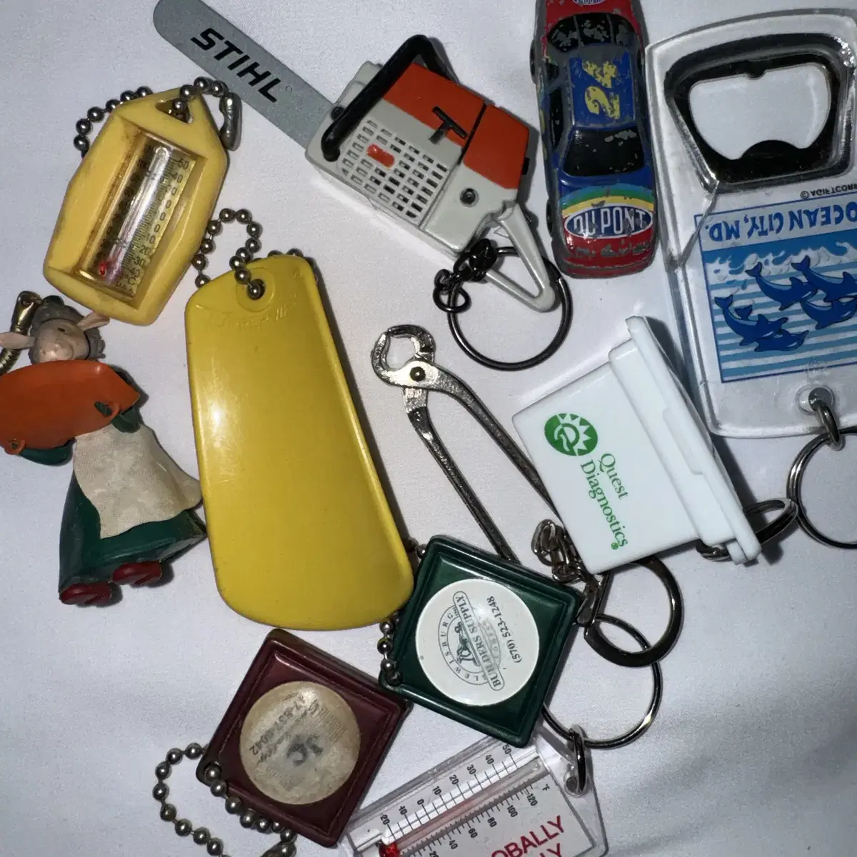 Vintage keychain Quest diagnostics 빈티지키링