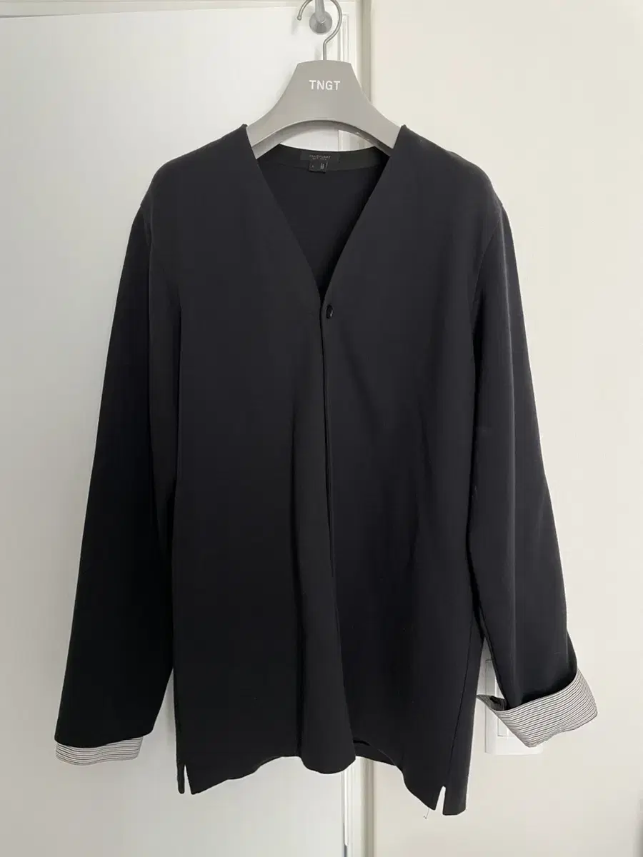 [L]Jil Stuart New York Layered Shirt Cardigan