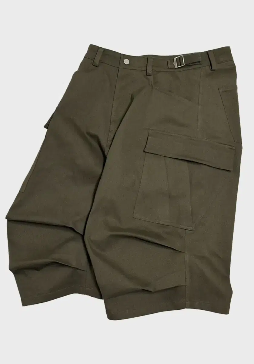 [1] Jungaiha Non-Node Side Cargo Shorts - Khaki