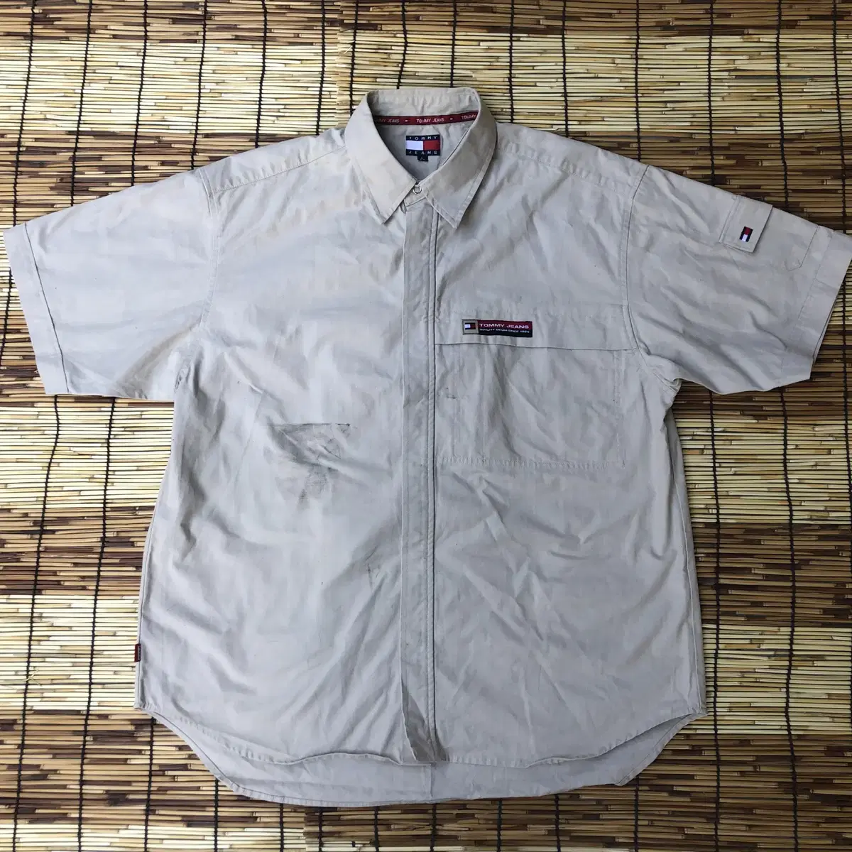 Tommy Jinns Beige short-sleeved shirt L