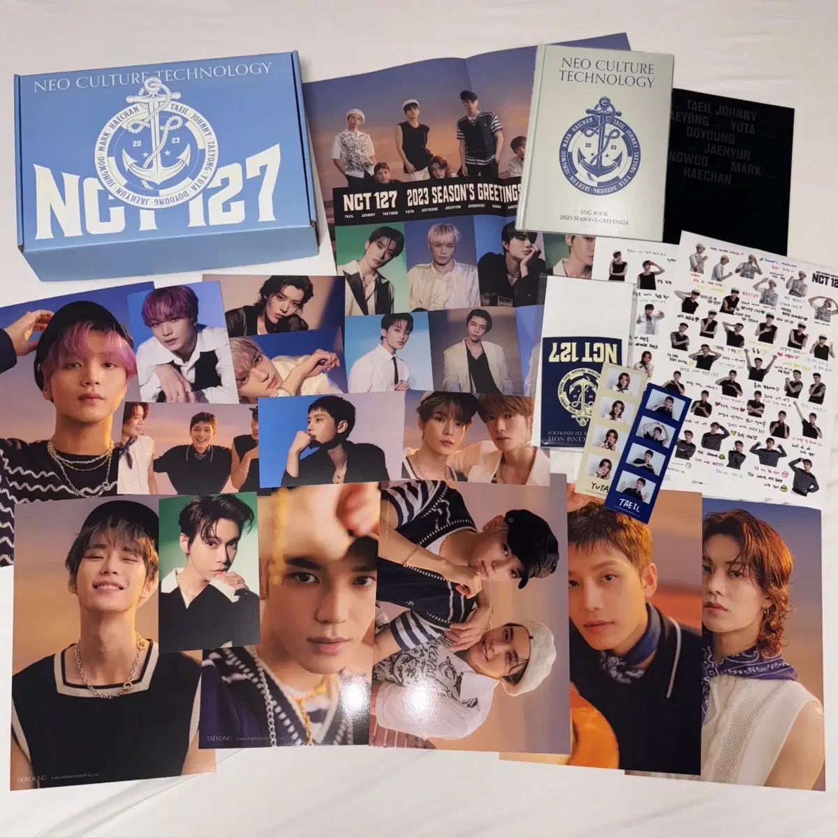 NCT 127 2023 seasons greetings Components bulk wts md