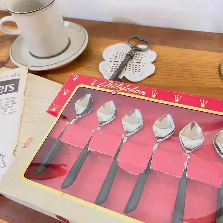 Nils Johan Vintage 6 Teaspoons