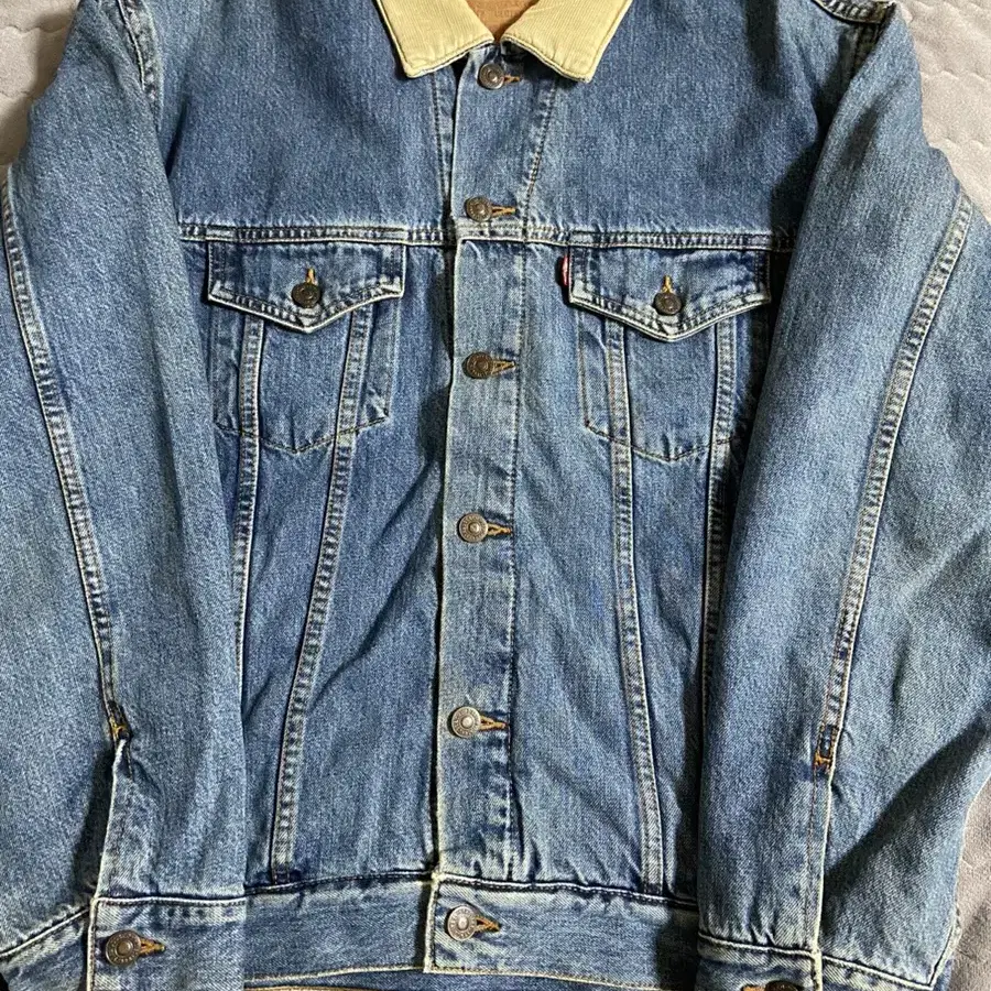 리바이스 70602 blanket lined denim jacket