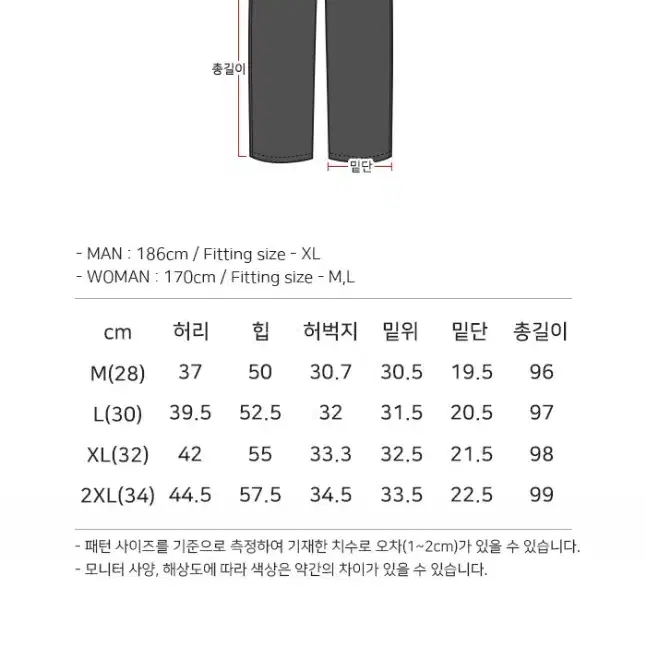 더블유브이프로젝트  엔딩 팬츠 그레이 L사이즈(30)