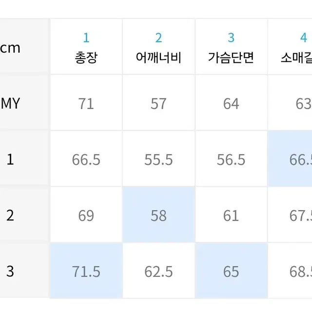 아캄 테크노 후드 3사이즈