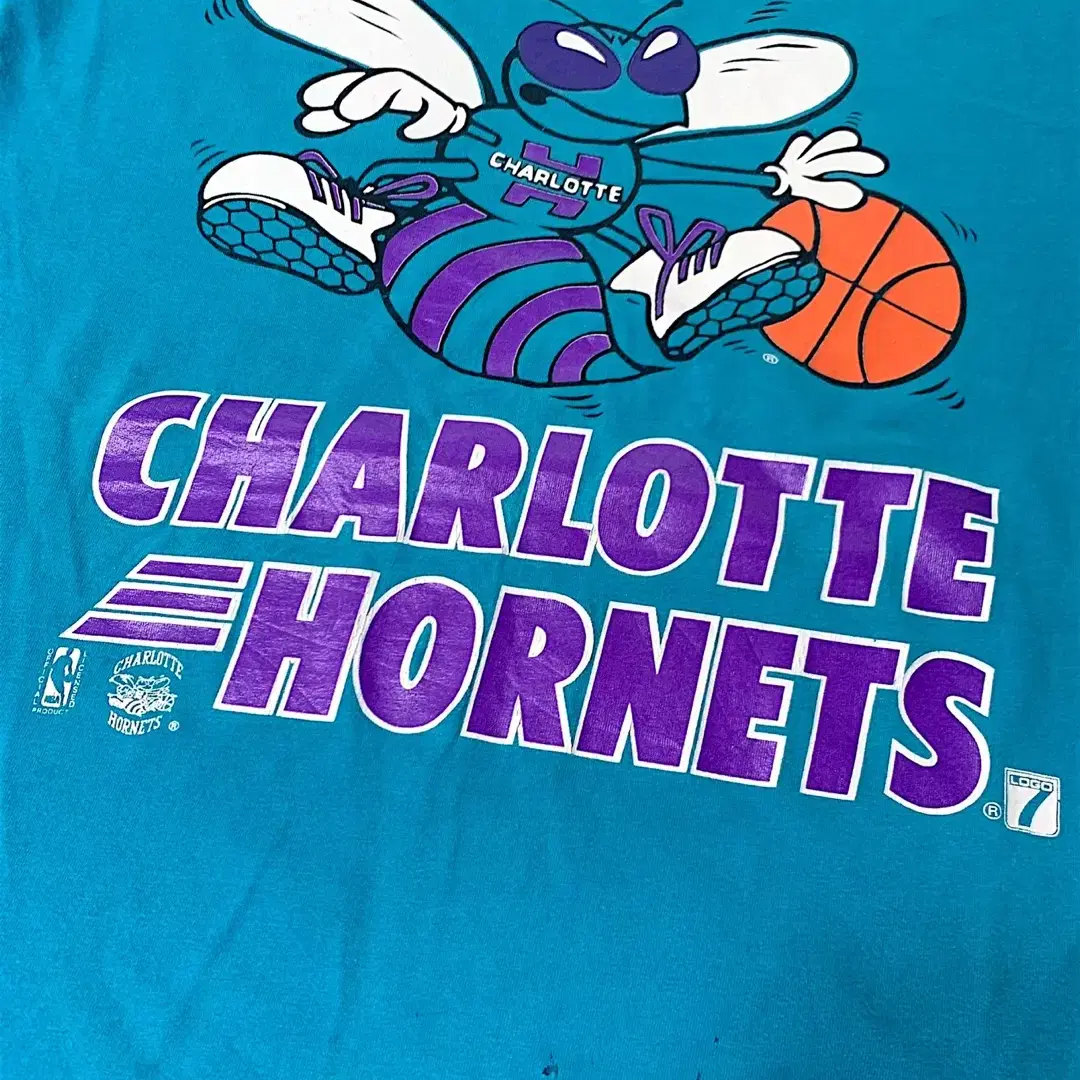 [L~XL] 90s logo7 Hornets tee