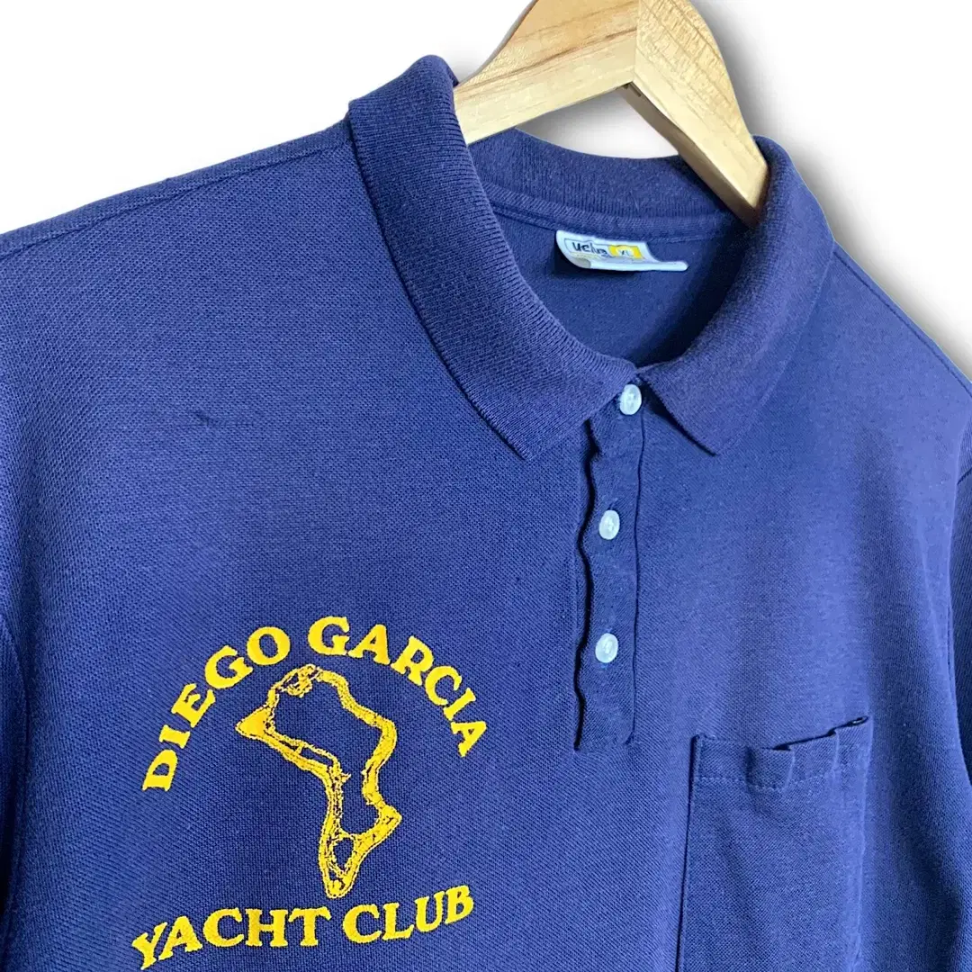 [M~L] 80s Diego garcia polo shirt