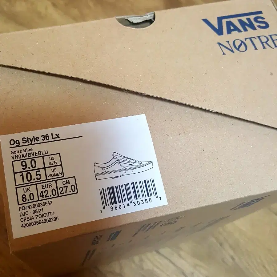 반스x노트레 VANS x NOTRE 스타일36 OG LX 270 신품