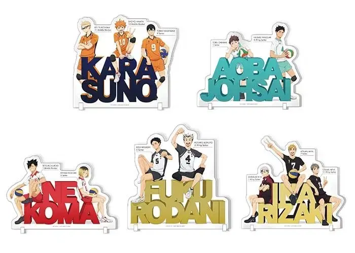 Haikyuu School Objects Acrylic