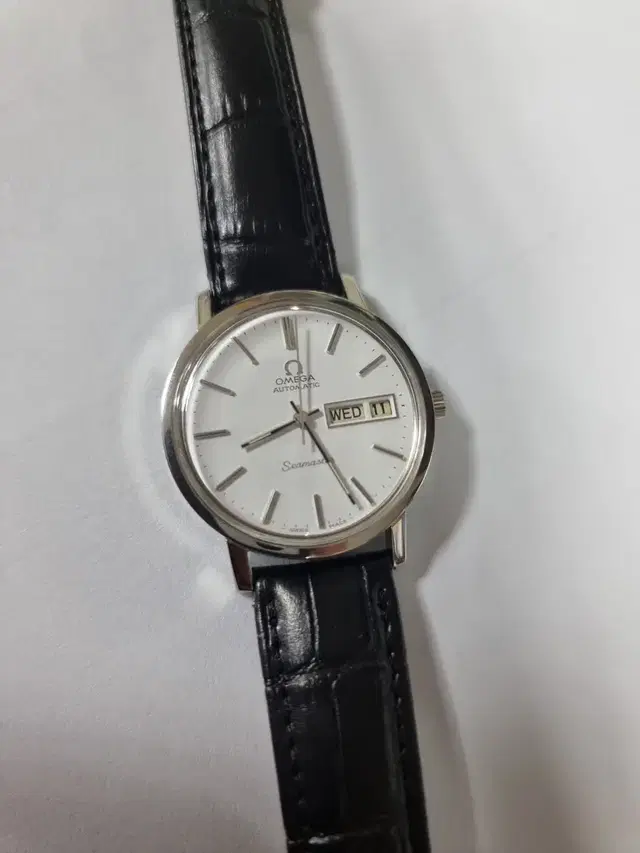 OMEGA 정품 오메가 씨마스터 흰판 자동36mm 오버홀 폴리싱 완료