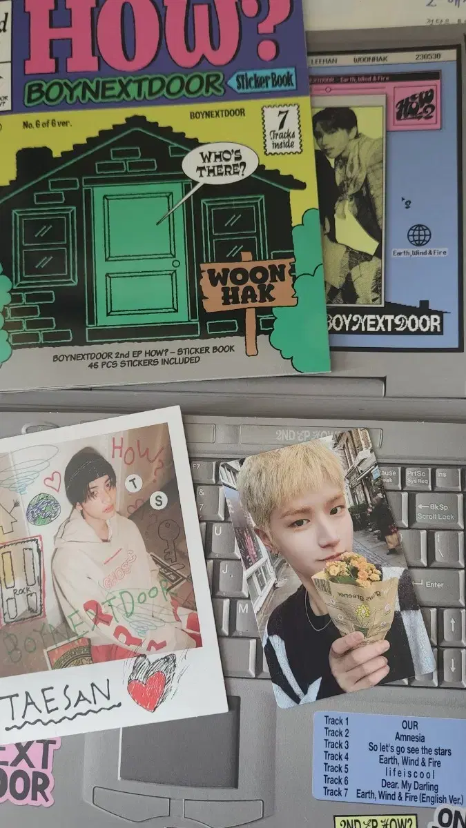 boynextdoor boynextdoor sticker album how sealed unsealed album wts