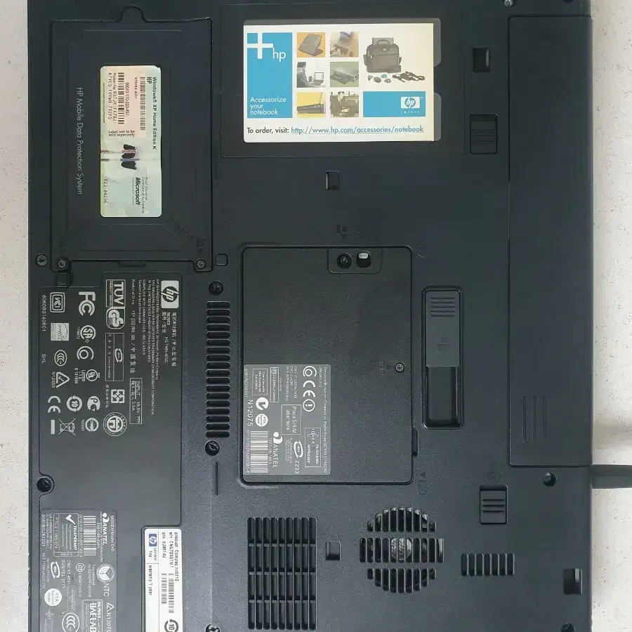 hp compaq nx6310 오래된 노트북