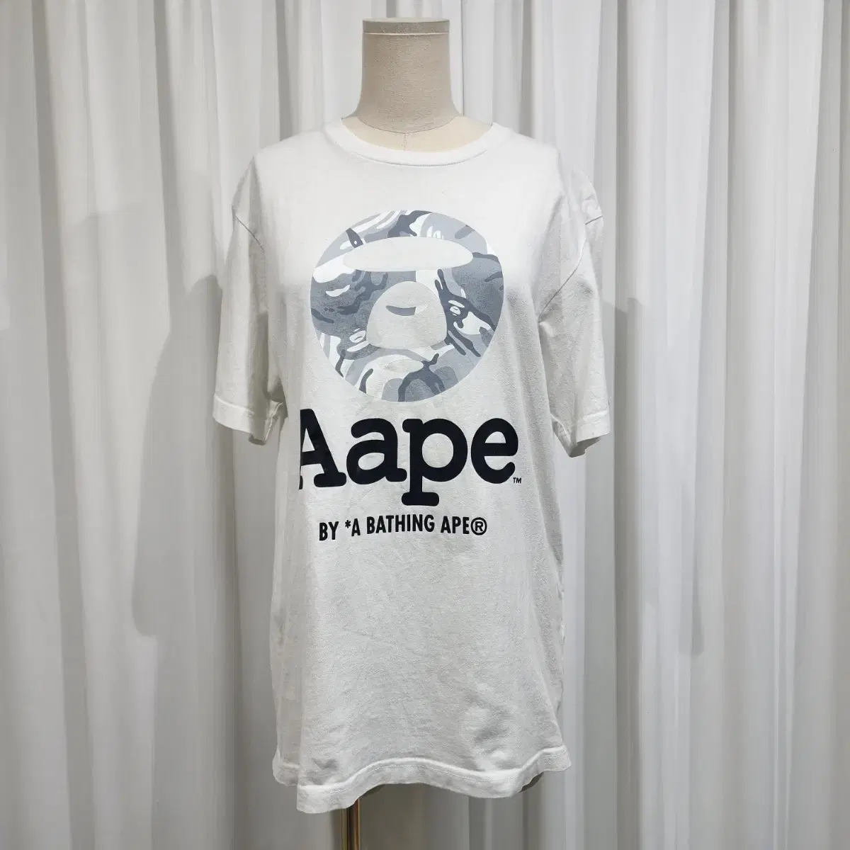 Bape Bape Ape Round Neck Short Sleeve T-Shirt