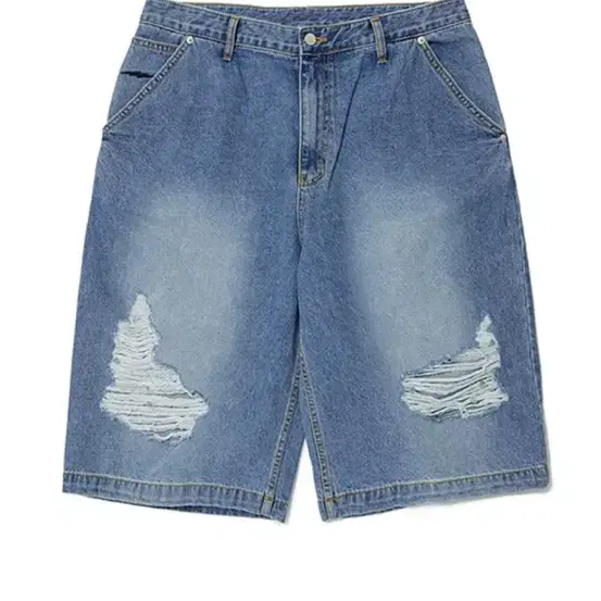 위캔더스 반바지 DISTRESSED DENIM SHORTS