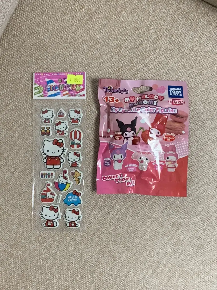 Sanriyu Random Gacha Kitty Stickers