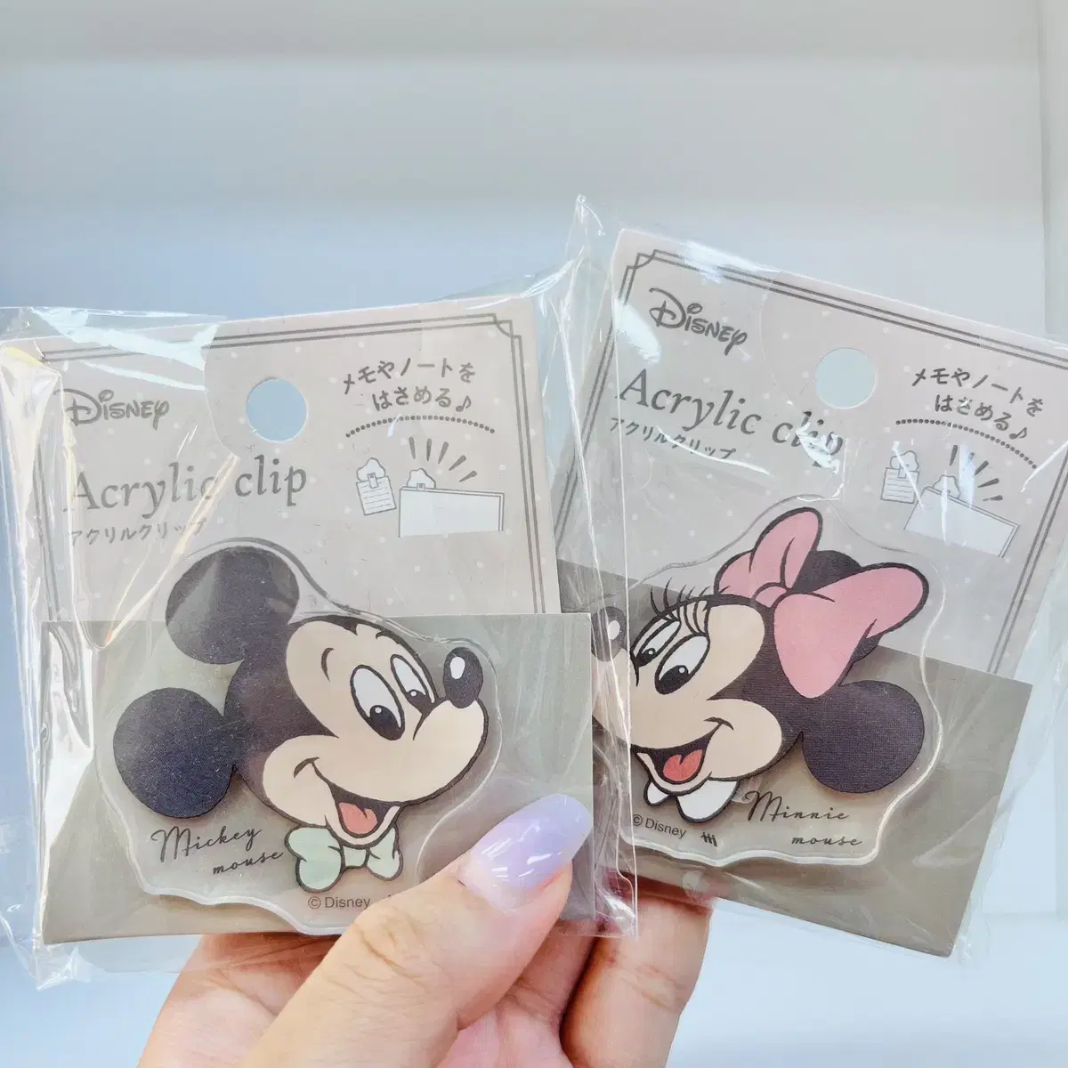 Disney Mickey/Minnie acrylic tongs