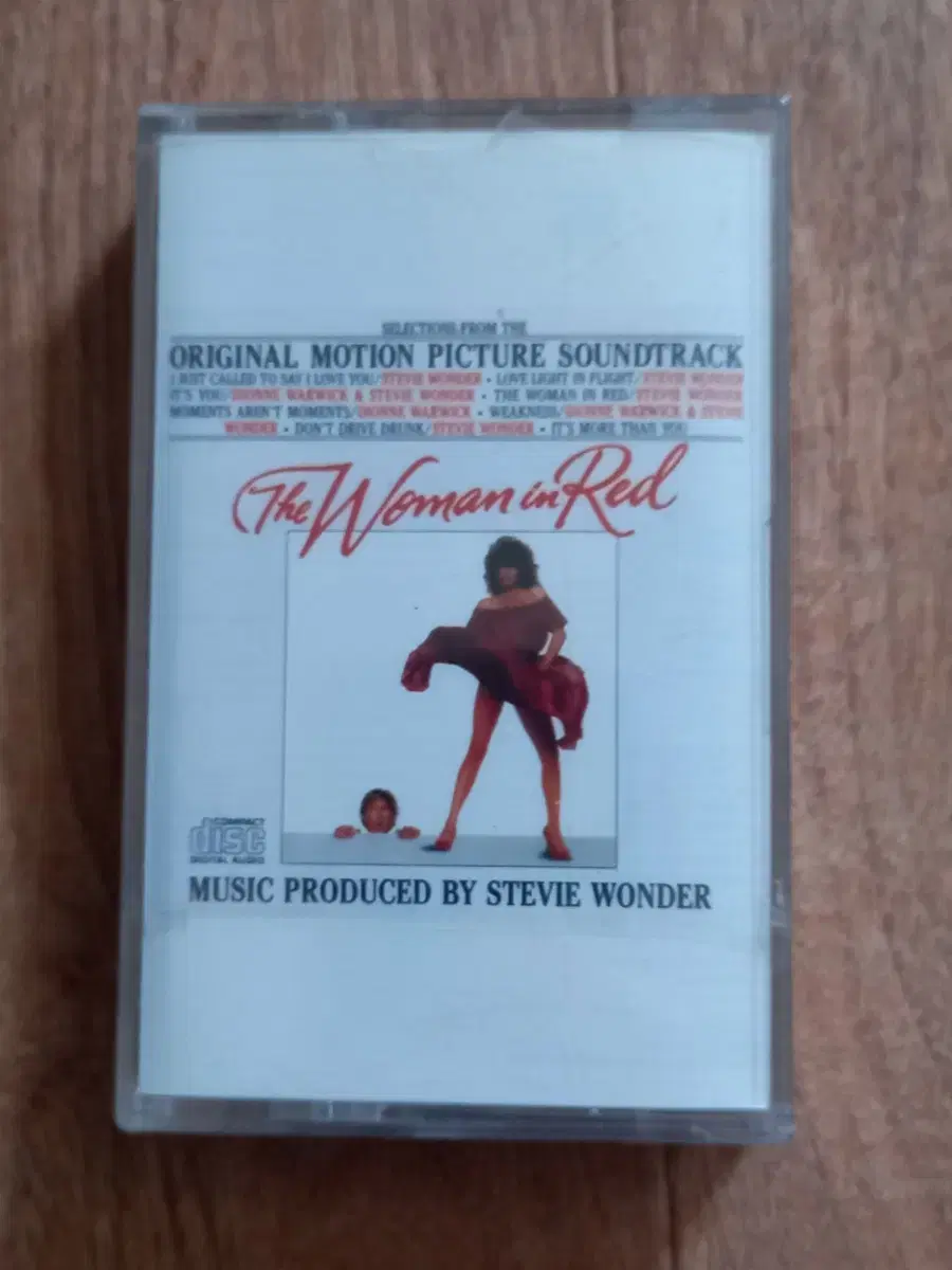 woman in red stevie wonder 미개봉 카세트테이프