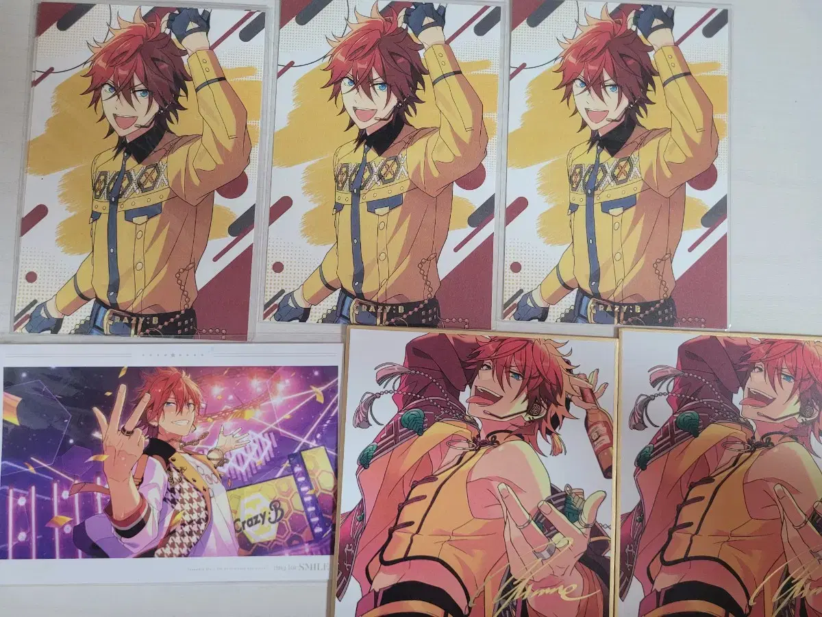 Ensemble Stars Amagi Rinne Color Paper 6th Anniversary Postcard