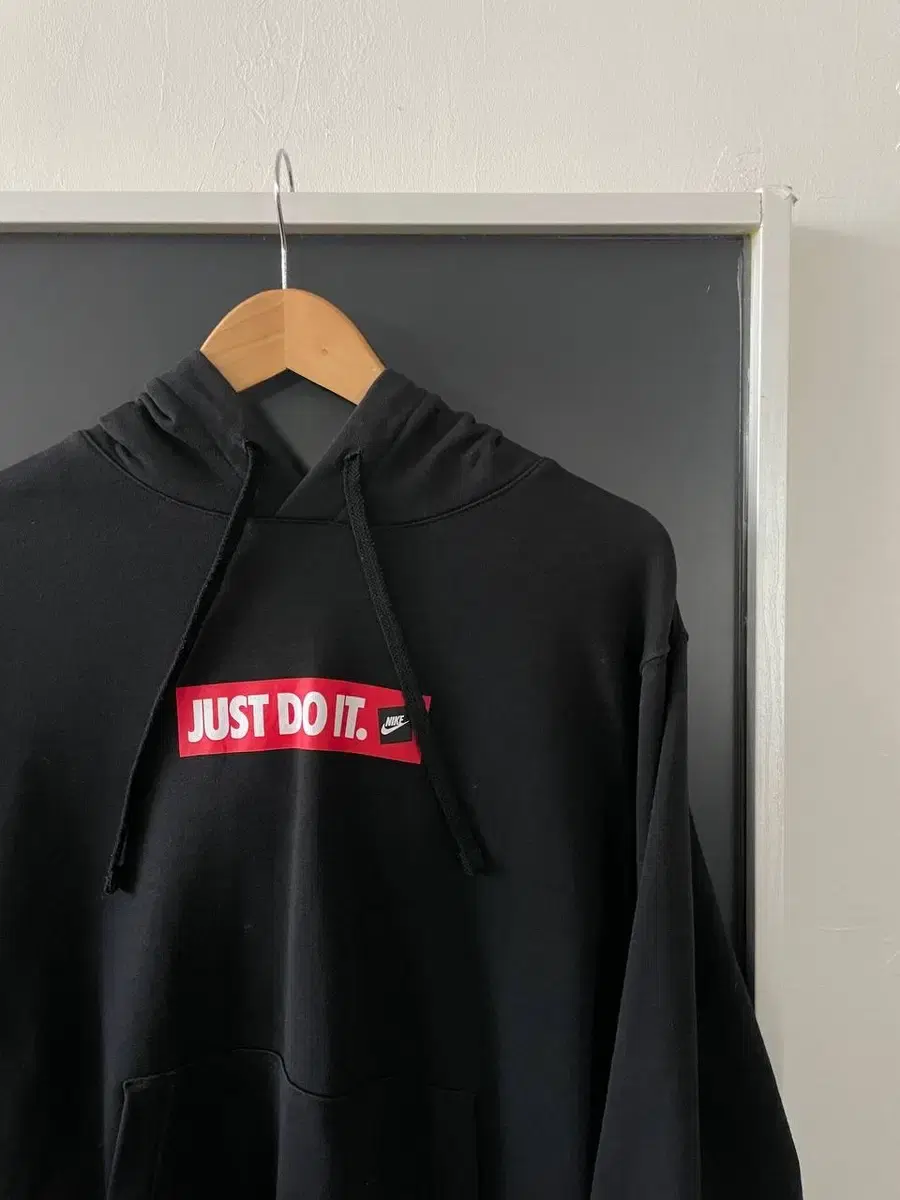 [L] Nike Big Logo Just Do It Overfit Hoodie