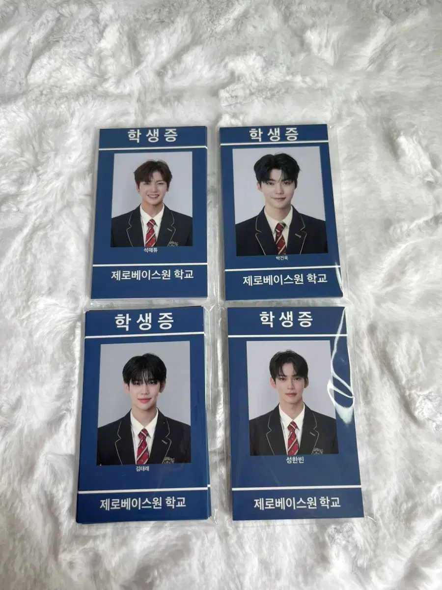 Zerobaseone Student ID unofficial goods (with permission to resell @Pohan's design)