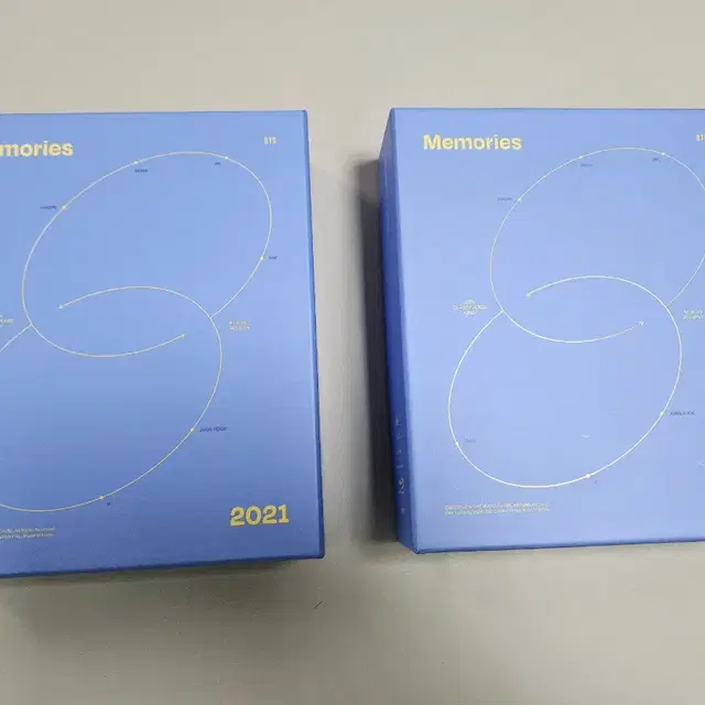 BTS 2021 메모리즈 블루레이 2개 일괄