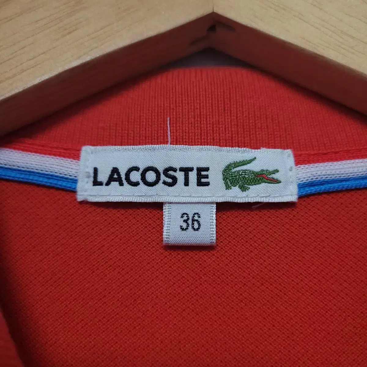 (36) LACOSTE 라코스테 반팔 피케 원피스 90