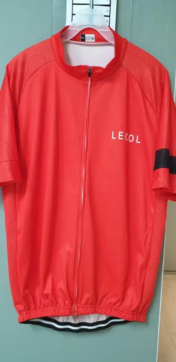 르꼴 LECOL(아쿠아) 반팔 자전거져지 2XL 110호 해외판!