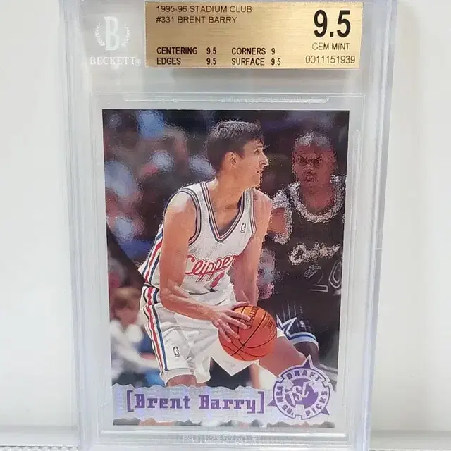 NBA 브렌트베리 BGS 9.5