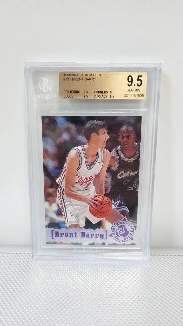 NBA 브렌트베리 BGS 9.5